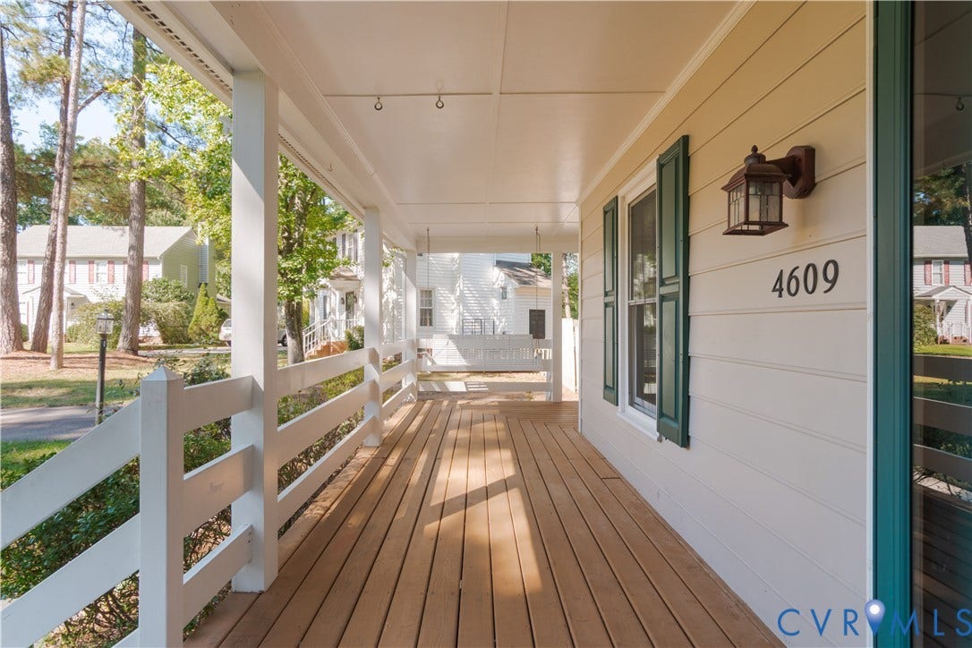 Huge front porch