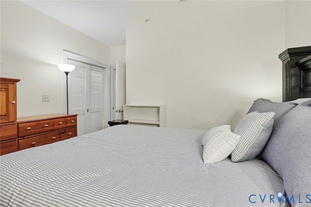 230 N 6th Street, #U325, Richmond, VA 23219 White walls provide a neutral backdrop