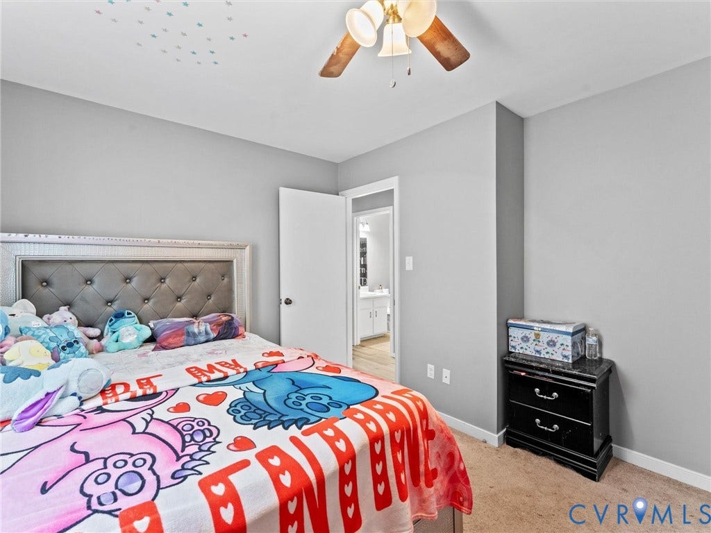 7323 Pineleaf Drive, Chesterfield, VA 23234 Neutral gray wall paint