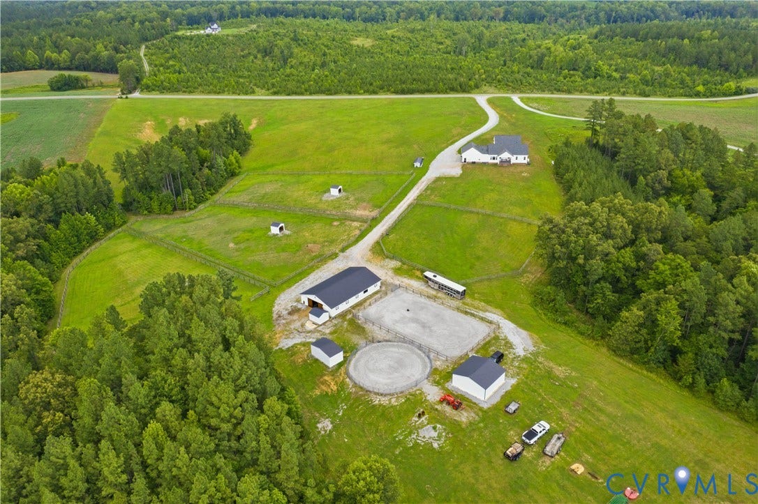 25181 W Soap Stone Rd, Amelia, VA 23083 Aerial view