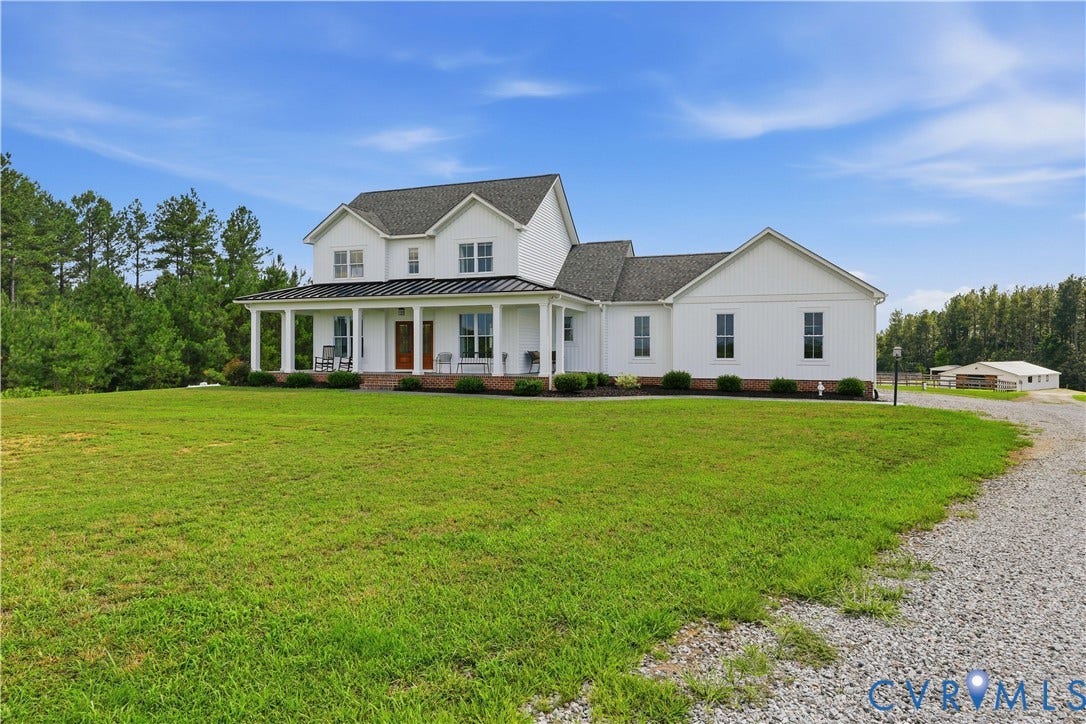 25181 W Soap Stone Rd, Amelia, VA 23083 Front house