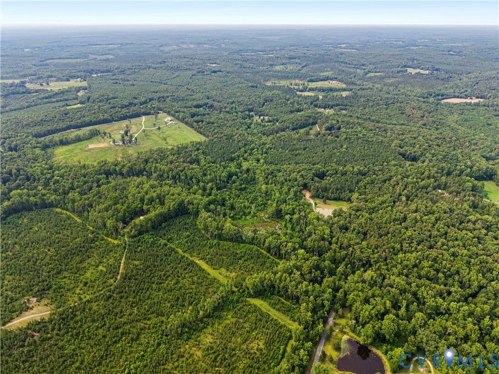2590 Danieltown Road, Western Rural Goochland County, Goochland, VA 23063 Expansive acreage featuring dense woodlands, open clearings, and multiple ponds