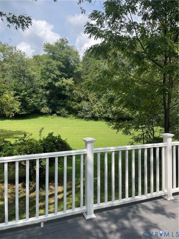 10524 Seacliff Lane, Chestnut Hills, North Chesterfield, VA 23236 View from back deck