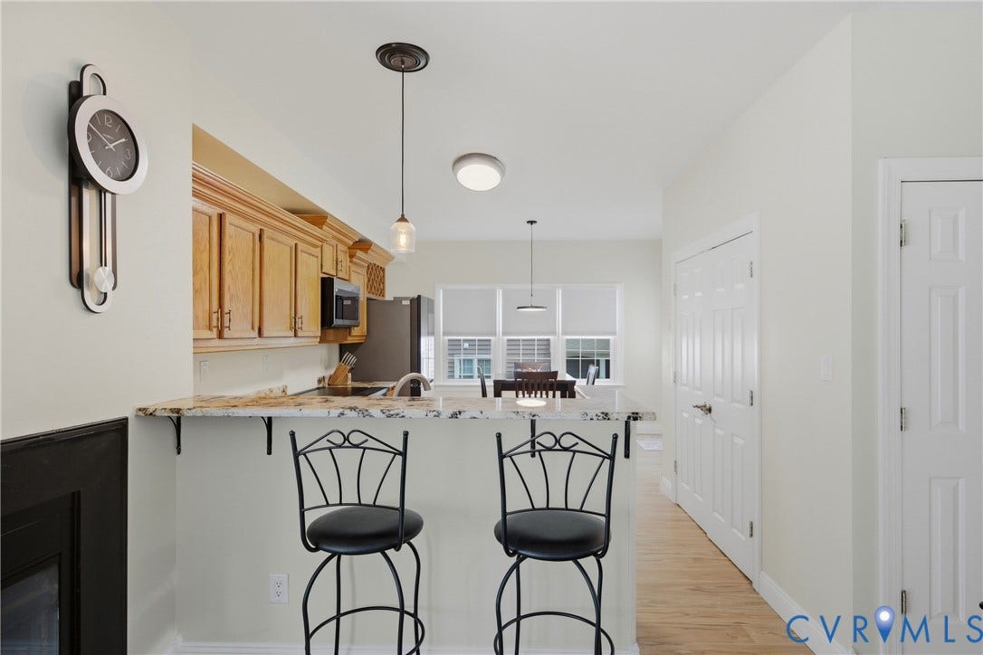 6212 Winsted Court, Wyndham, Glen Allen, VA 23059 Perfect spot for a quick breakfast or just chatting with family and guests