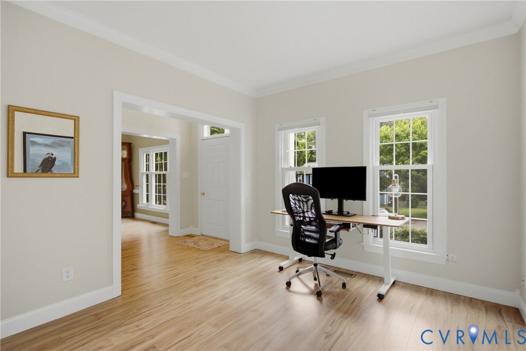 6212 Winsted Court, Wyndham, Glen Allen, VA 23059 Living Room or an office, the perfect flex room