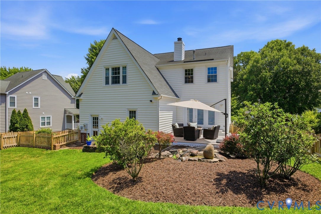 6212 Winsted Court, Wyndham, Glen Allen, VA 23059 French doors lead to the back deck