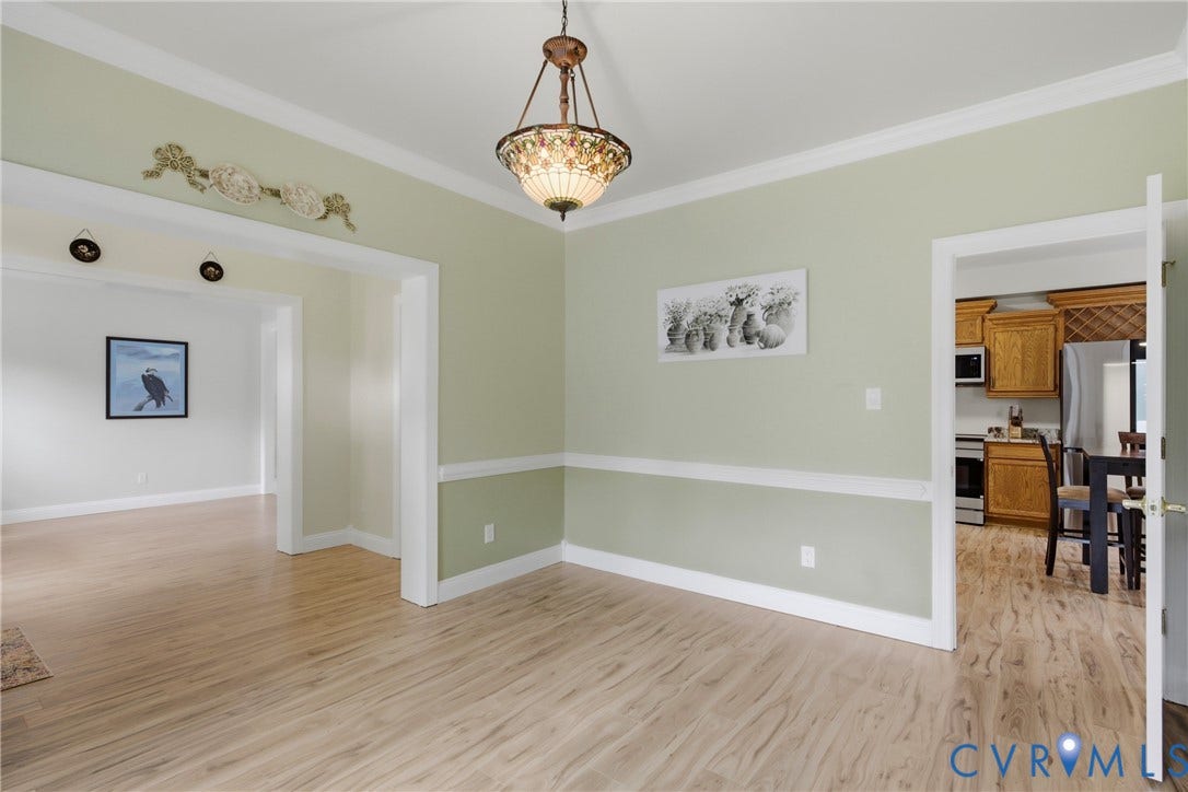 6212 Winsted Court, Wyndham, Glen Allen, VA 23059 Open to the Hallway and Living Room and the Kitchen, the Perfect Circular Flow for Entertaining