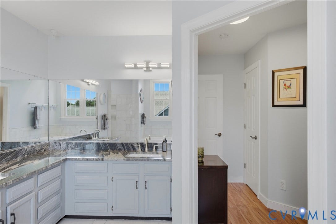6212 Winsted Court, Wyndham, Glen Allen, VA 23059 and the Entrance to the Primary Bedroom Suite