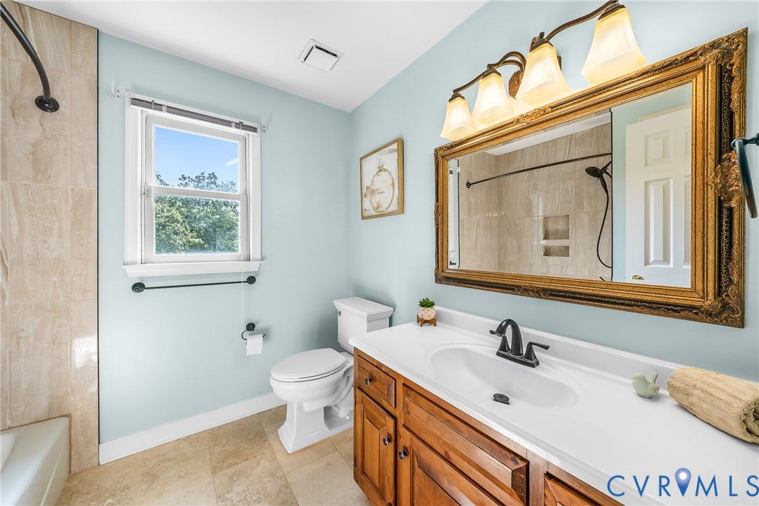 2nd Floor Bathroom with Tiled Shower