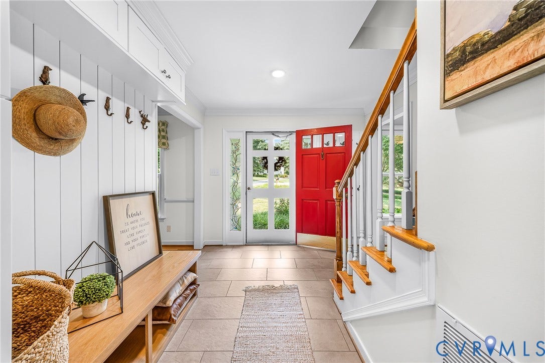 Custom Storage and Tile Flooring