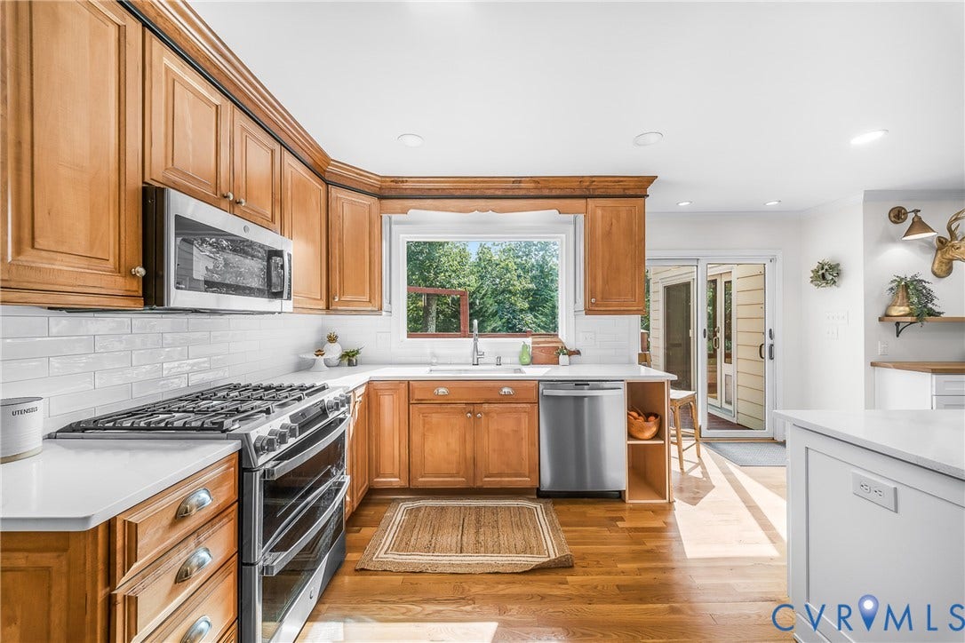 Stainless Appliances, Large Picture Window