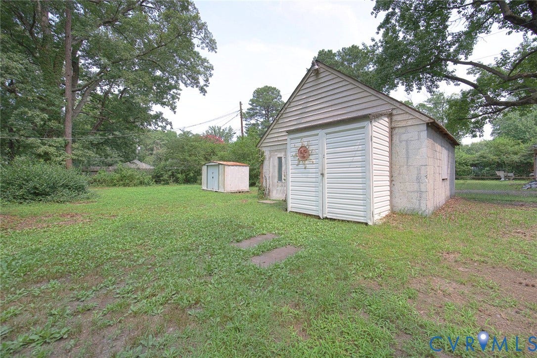 1804 Brentwood Road, Henrico, VA 23222 Detached garage