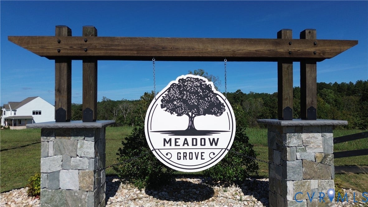 1367 Meadow Grove (Lot 2) Drive, Meadow Grove, Powhatan, VA 23139 Entrance