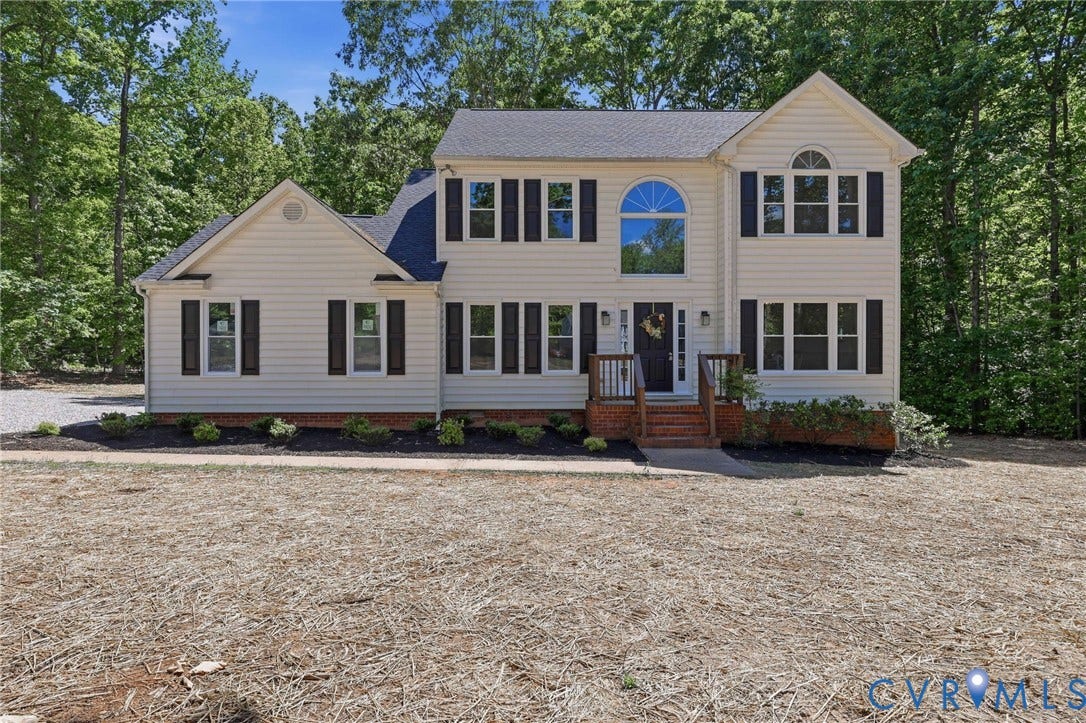 3457 Richards Run, Very Desirable!, Powhatan, VA 23139 Two-story residence featuring light-colored siding and a dark shingled roof