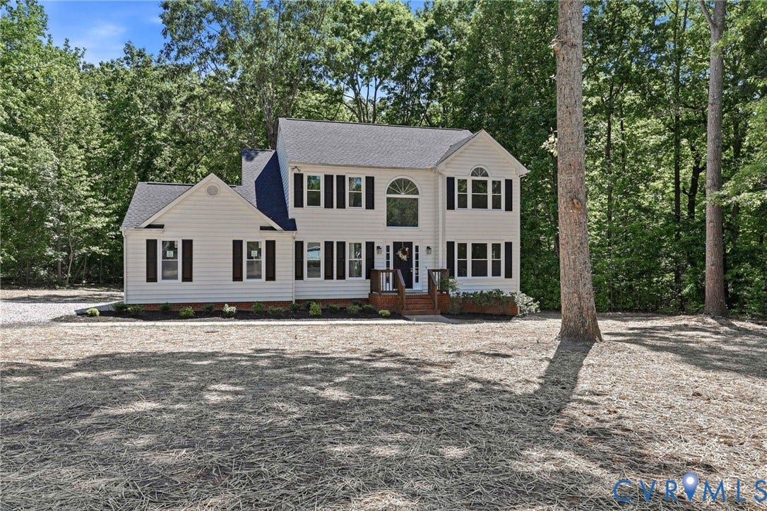 3457 Richards Run, Very Desirable!, Powhatan, VA 23139 Traditional two-story residence featuring light-toned siding and dark shutters