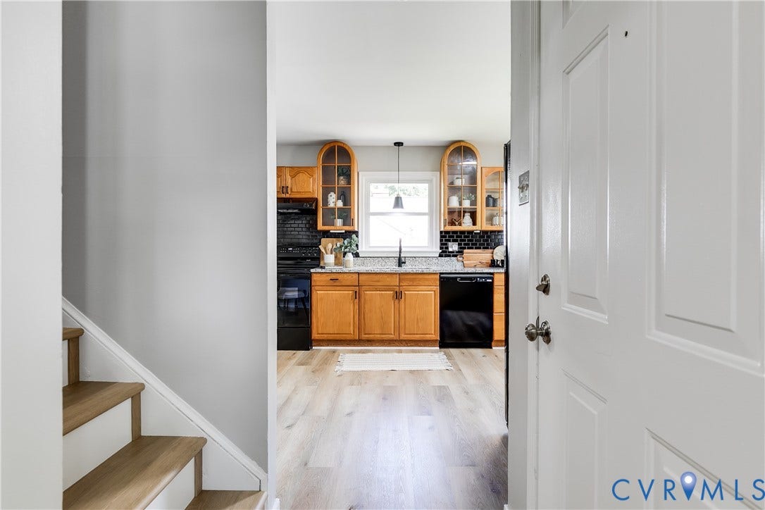 2825 Ashley Glen Drive, Henrico, VA 23233 View of Kitchen from your entrance.