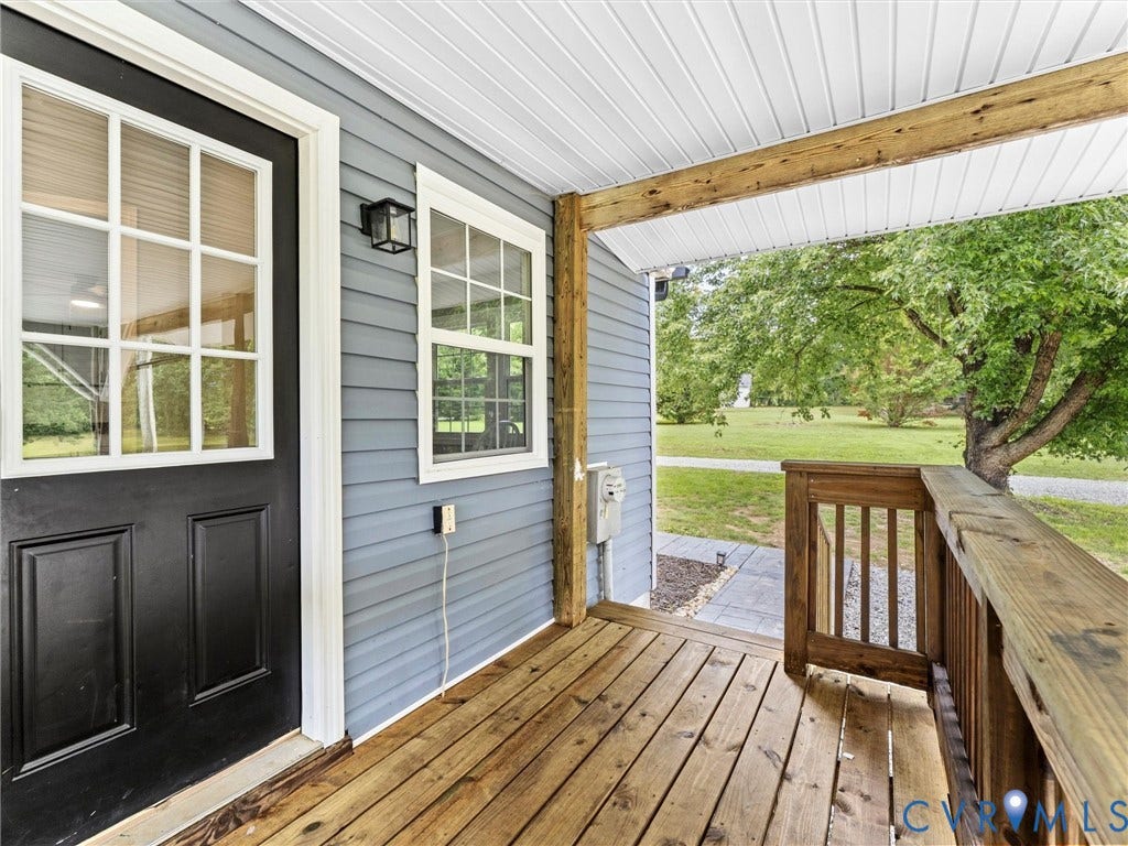 3573 Jefferson Landing Road, Powhatan, Powhatan, VA 23139 Side Porch
