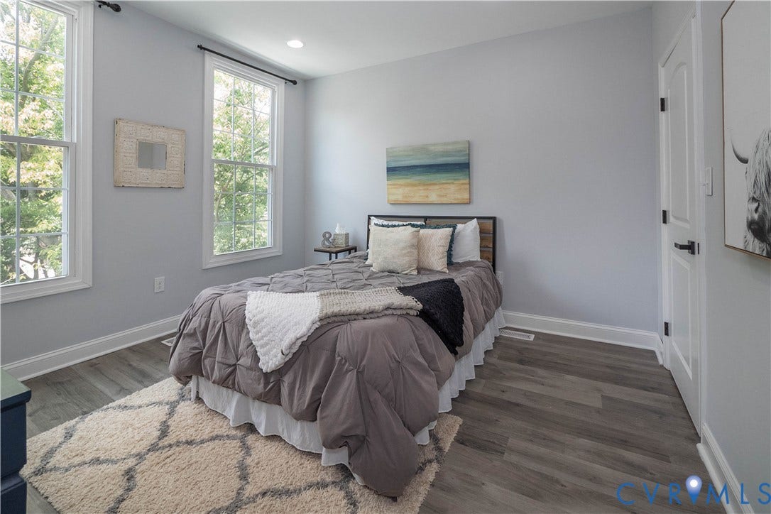 1209 N 22nd Street, Church Hill, Richmond, VA 23223 Light gray wall tones with white trim throughout