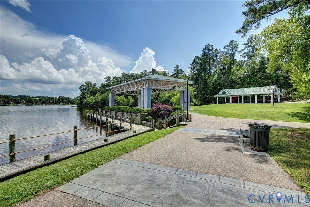 One of many walking paths and trails