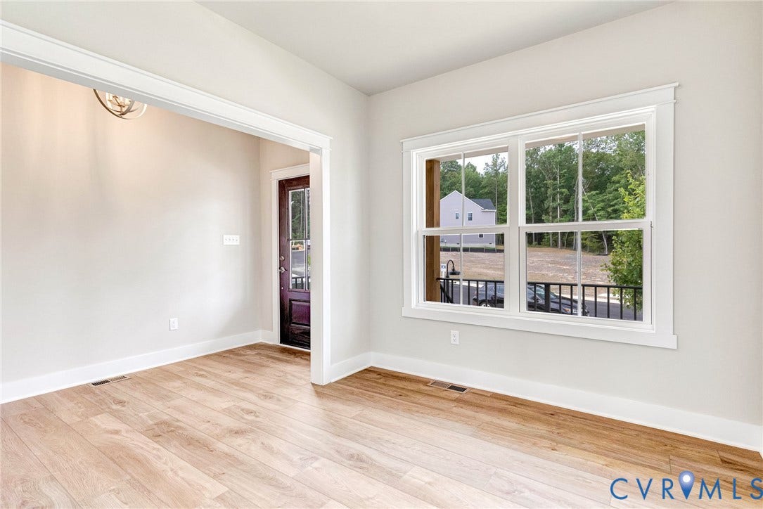 11101 Somerset Hill Drive, Somerset Hills, Glen Allen, VA 23059 Light wood-finish flooring with white trim