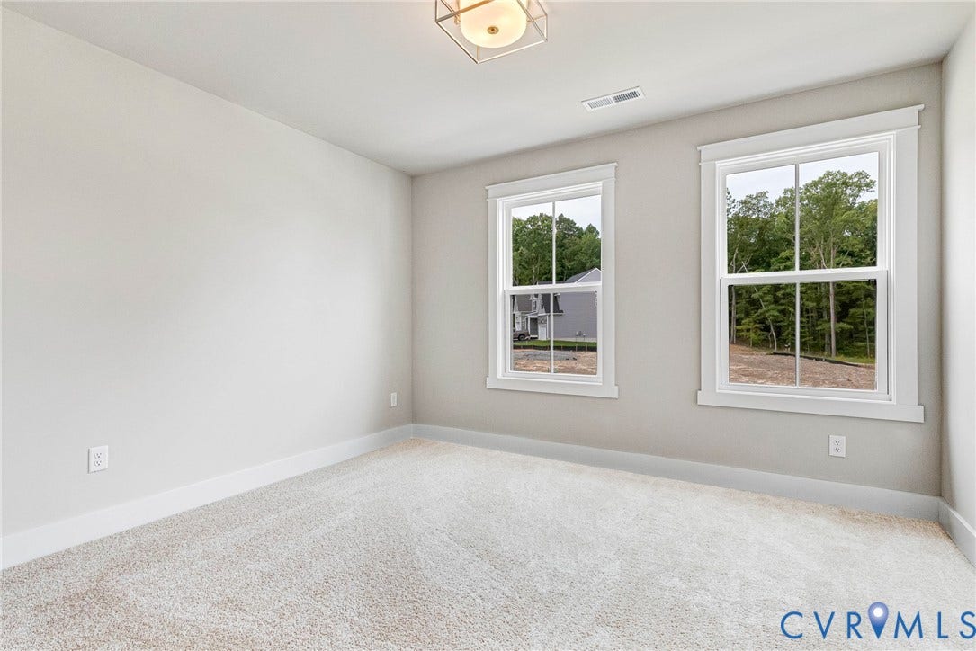 11101 Somerset Hill Drive, Somerset Hills, Glen Allen, VA 23059 Dual windows providing ample natural light, neutral wall tones, clean white trim, and plush carpeting