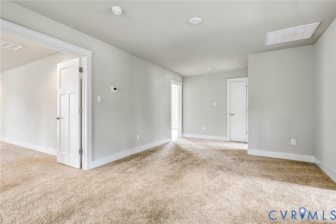11101 Somerset Hill Drive, Somerset Hills, Glen Allen, VA 23059 Neutral-toned carpeting, white trim, and white interior doors