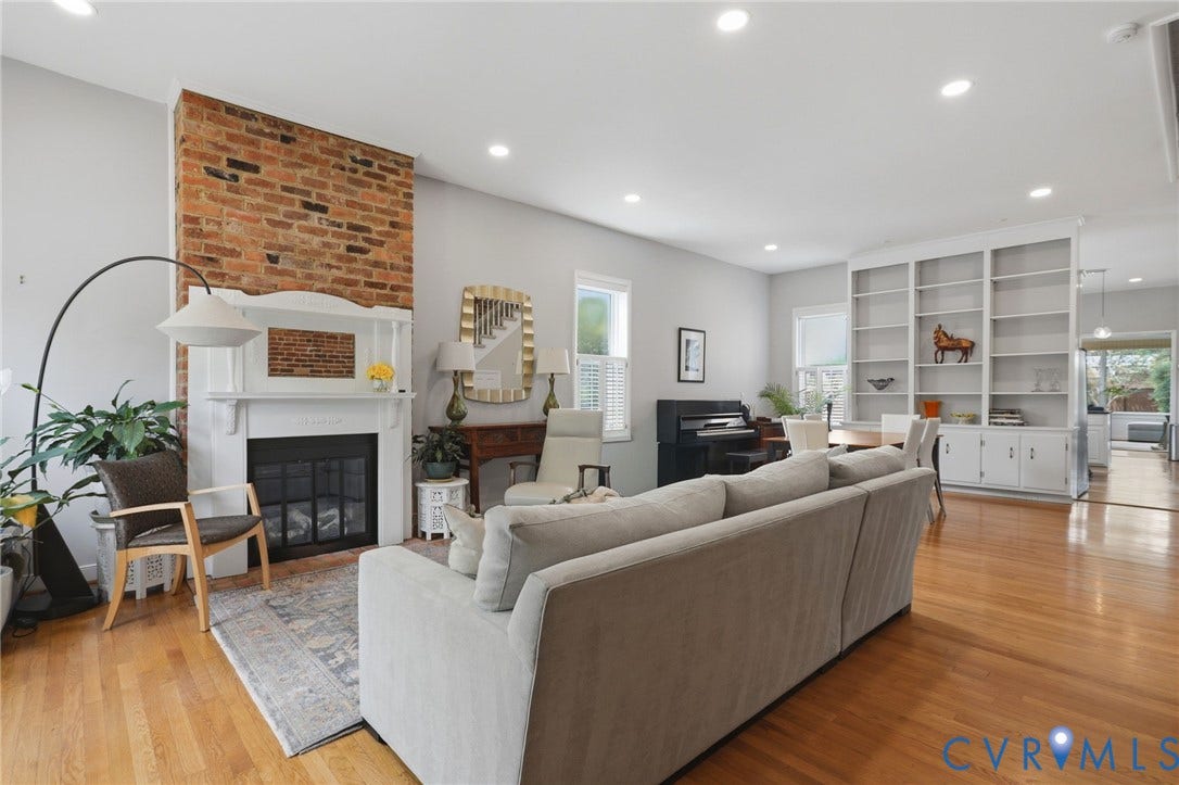 404 N Shields Avenue, Richmond, VA 23220 Spacious interior featuring wood-finish flooring and recessed lighting throughout