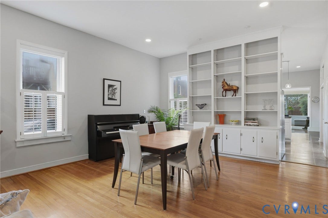 404 N Shields Avenue, Richmond, VA 23220 Spacious interior with wood-finish flooring, recessed lighting, and light gray wall tones