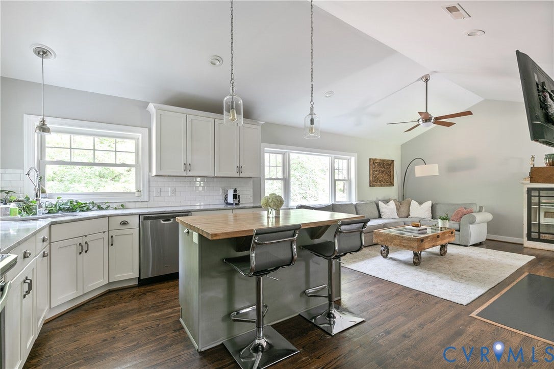 4549 Arrowhead Road, Stratford Hills, Richmond, VA 23235 The kitchen's open layout is perfect for entertaining!