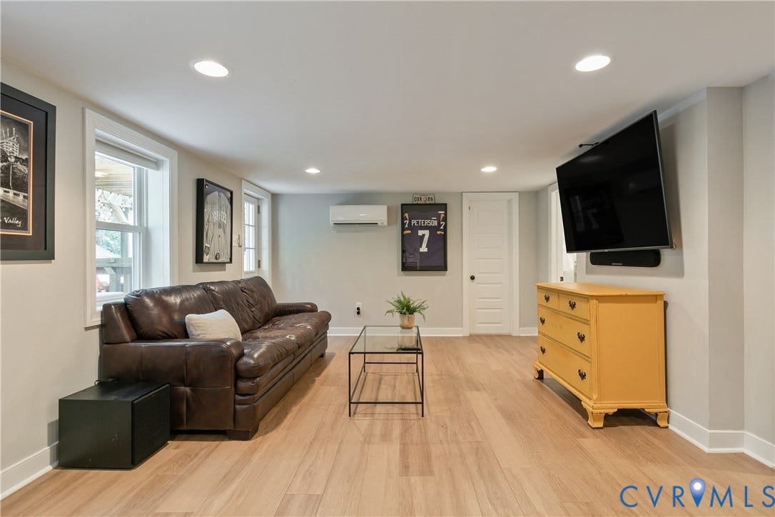 4549 Arrowhead Road, Stratford Hills, Richmond, VA 23235 Walkout basement leads directly to the covered pergola - making it a perfect space to entertain.