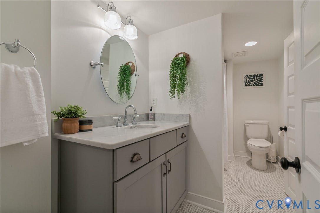4549 Arrowhead Road, Stratford Hills, Richmond, VA 23235 Basement full bathroom