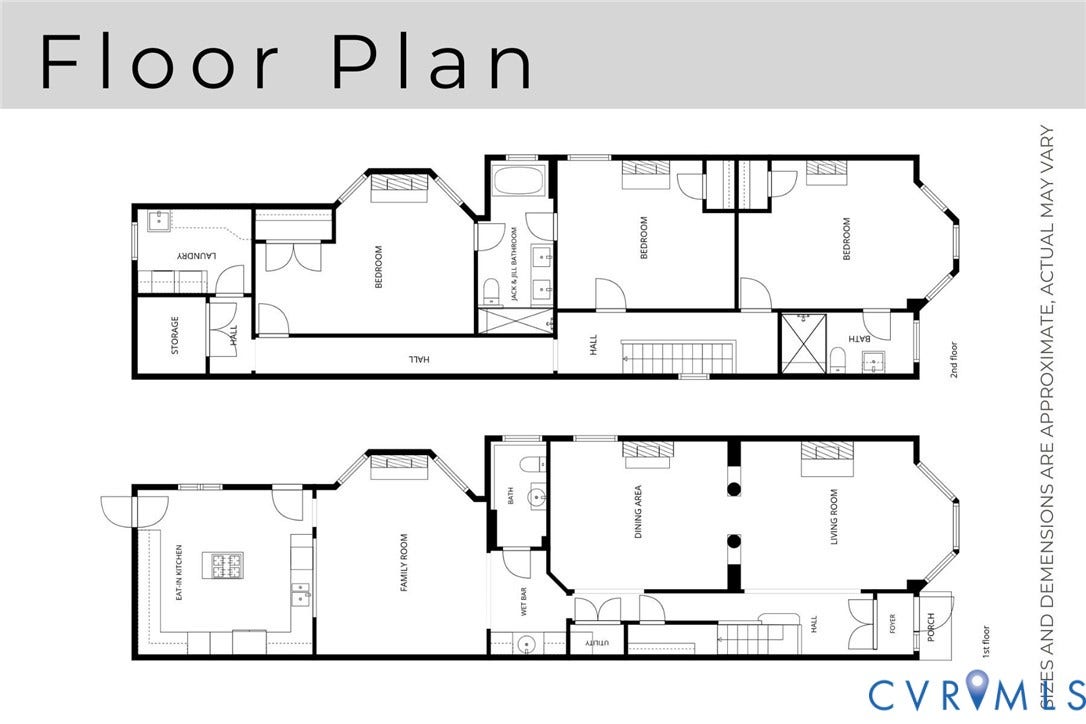 3108 E Broad Street, St John's Historic, Richmond, VA 23223 Floor plan
