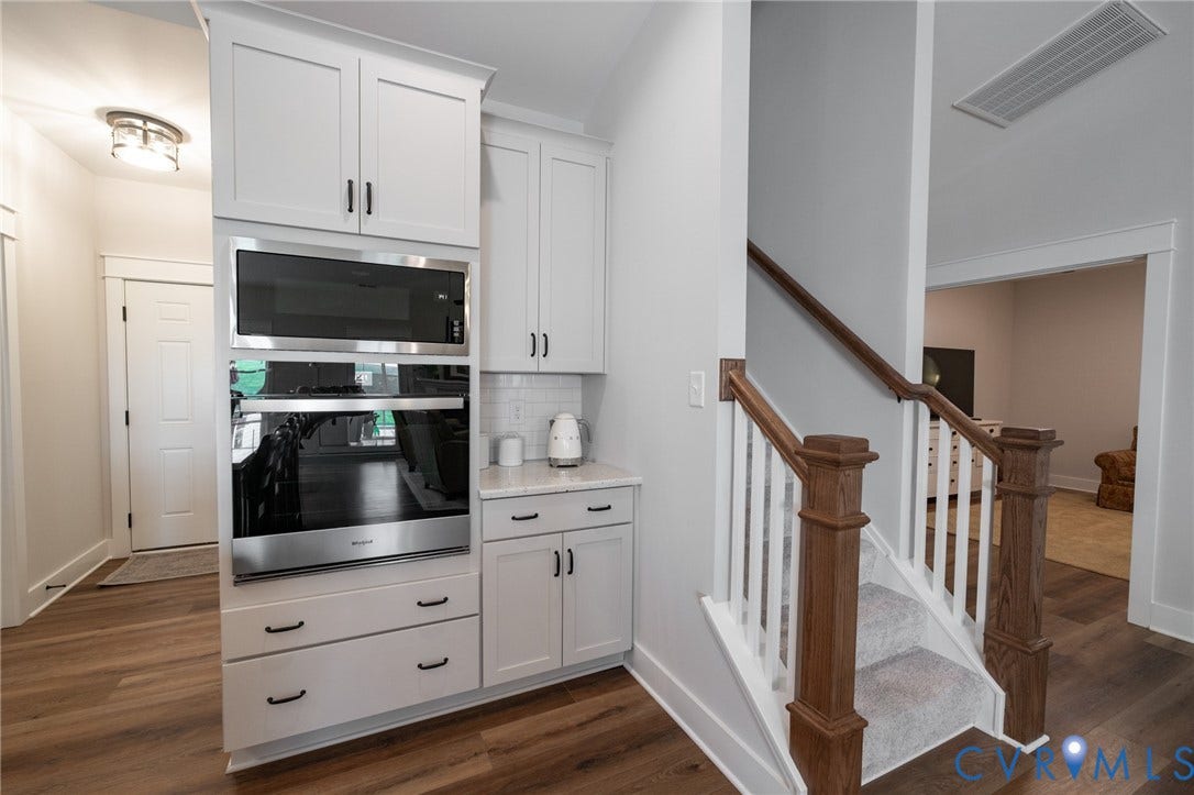 10508 Goosecross Way, Stag's Leap/ Stag's Trail, Hanover, VA 23116 Coffee bar and view of oven and built-in microwave