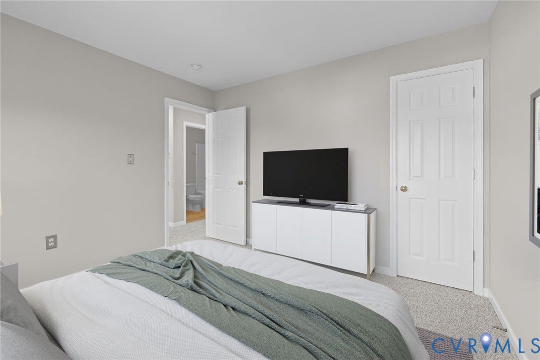 5025 Alberta Mews, Chesterfield, VA 23832 Neutral-toned walls complement the light-colored carpeting. Virtually staged concept
