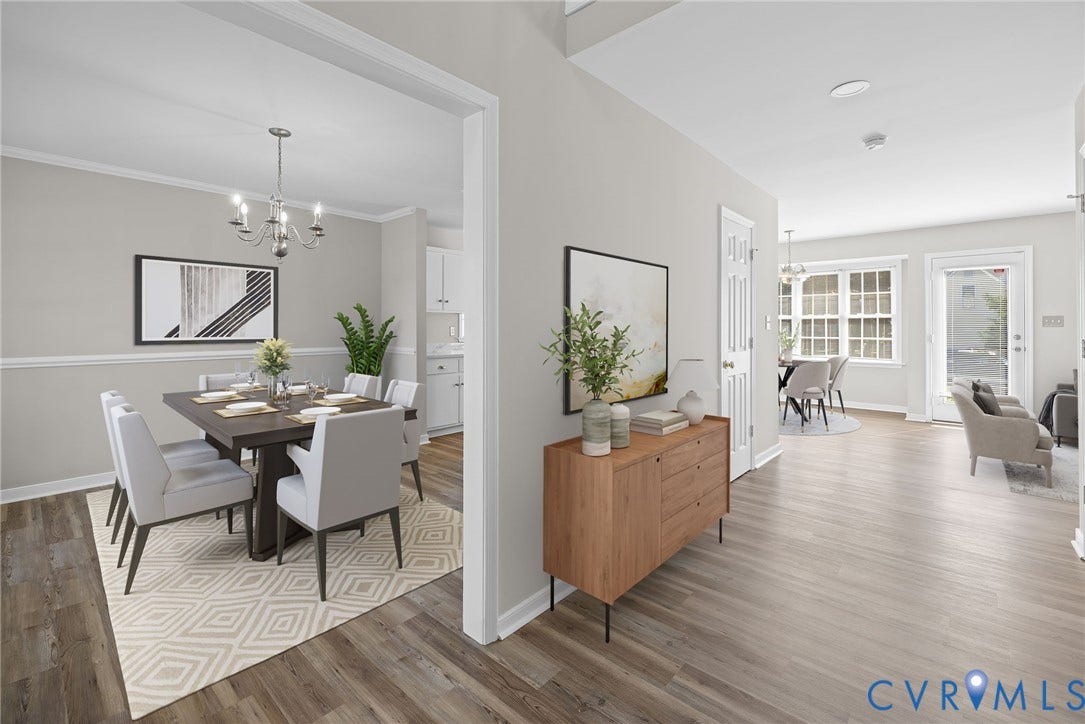 5025 Alberta Mews, Chesterfield, VA 23832 Entryway / foyer with a virtually staged concept