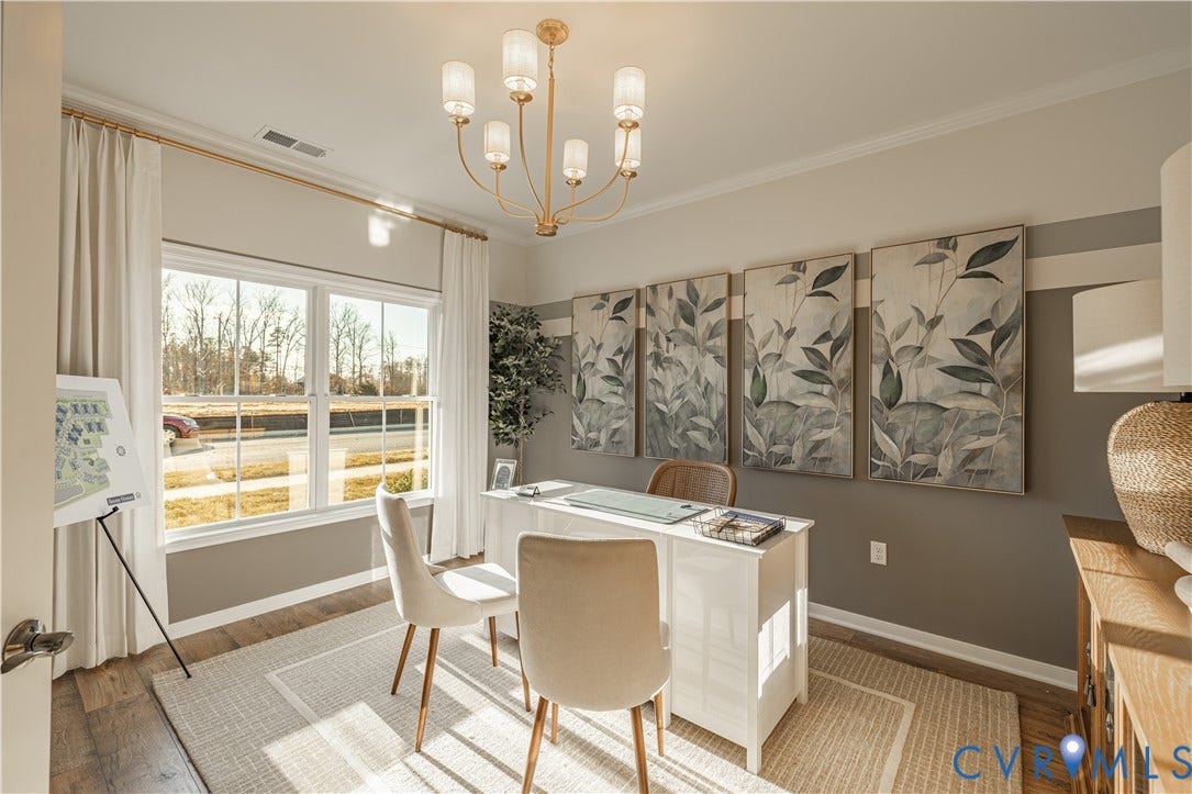 6605 Mayland Ridge Lane, The Villas At Swift Creek, Moseley, VA 23120 Photo from Boone Homes Gallery; photo of similar home, not home for sale; upgrades shown