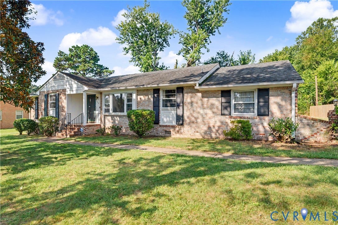 3600 Bathgate Road, Richmond, VA 23234 All brick one level ranch style home with garage
