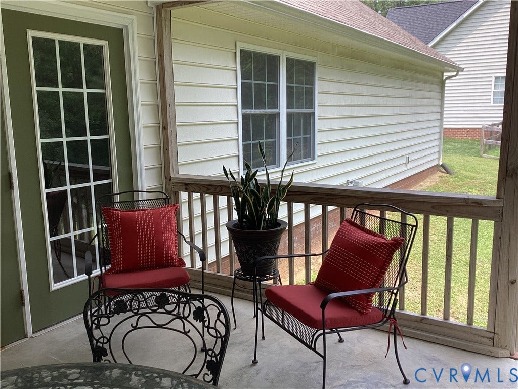 11611 Hillside Road, Chester, VA 23831 Perfect setting for morning coffee or tea!