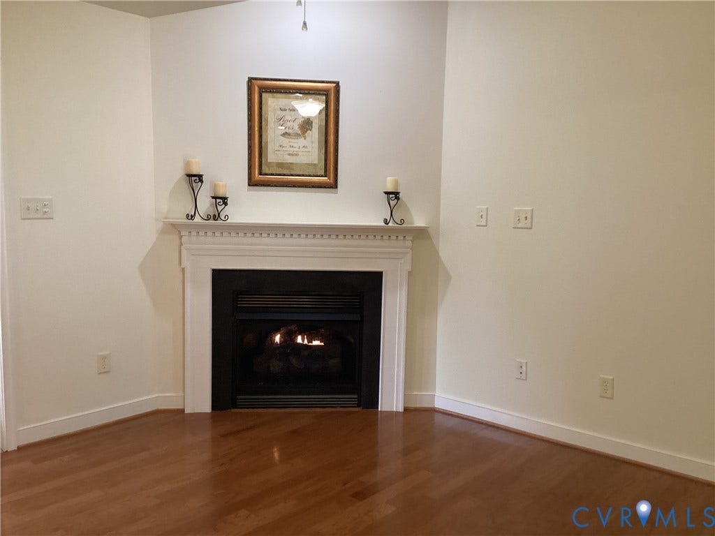 11611 Hillside Road, Chester, VA 23831 Propane gas fueled fireplace will be a welcome item during cold winter months.