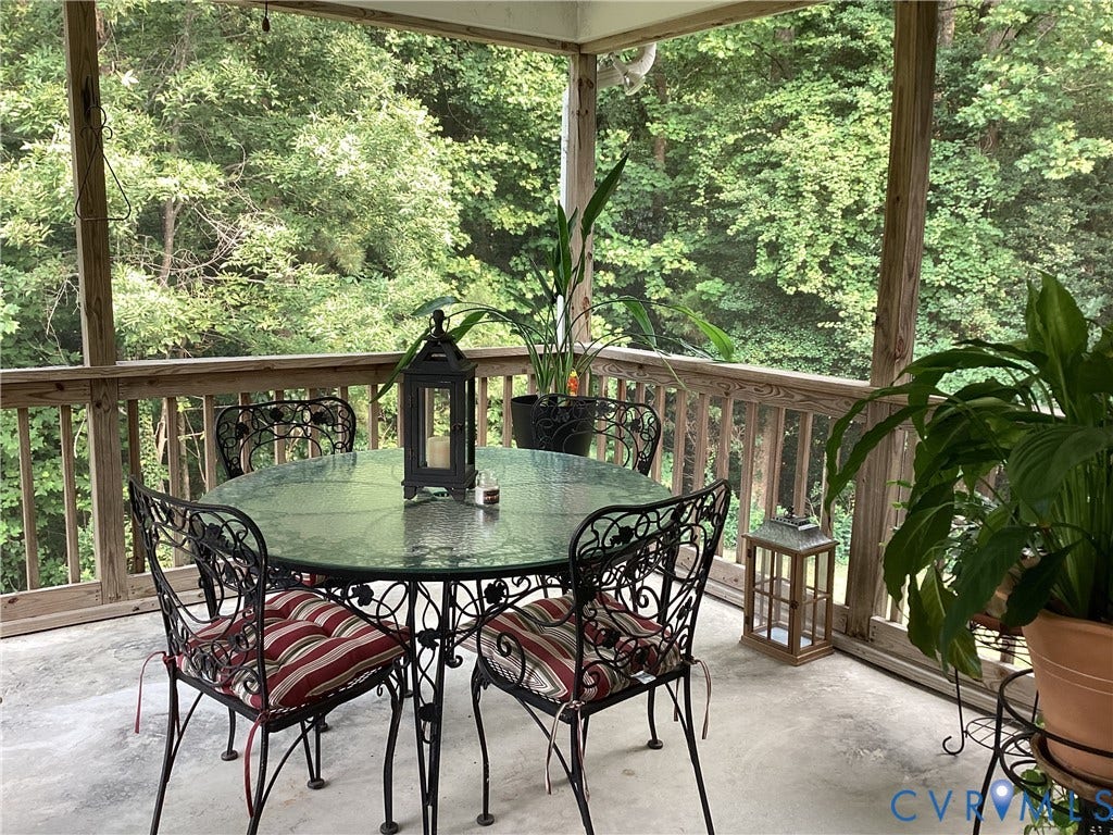 11611 Hillside Road, Chester, VA 23831 Peaceful setting on screened rear porch