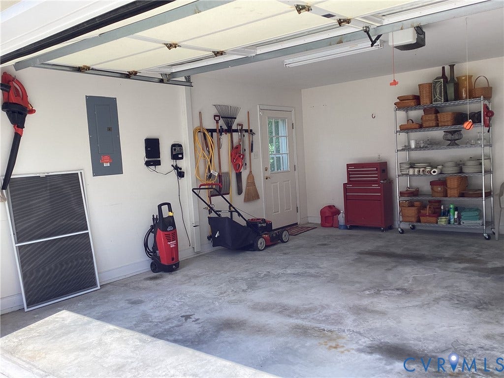 11611 Hillside Road, Chester, VA 23831 Pedestrian entry to garage at rear wall
