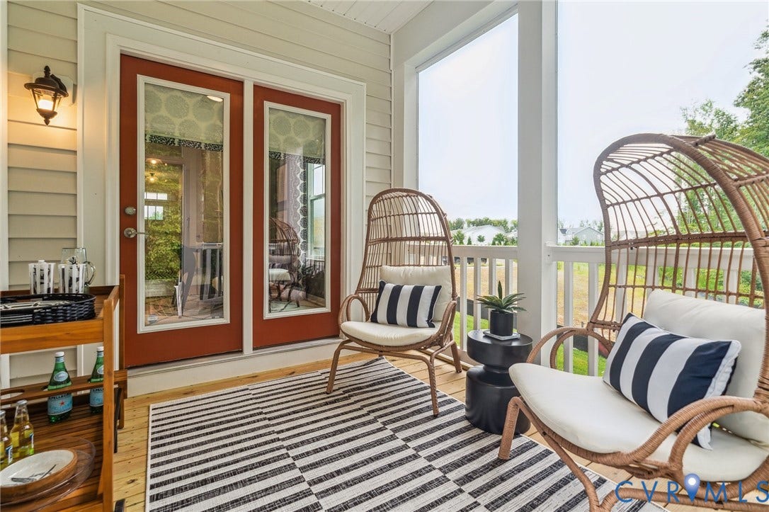 18769 Palisades Cove Trail, Palisades Cove, Moseley, VA 23120 Screen Porch