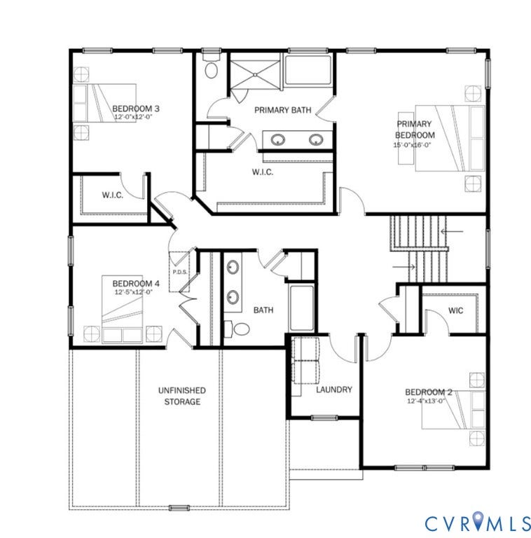 4136 Tuckmar Pond Drive, Tuckmar Farm, Moseley, VA 23120 Second Floor