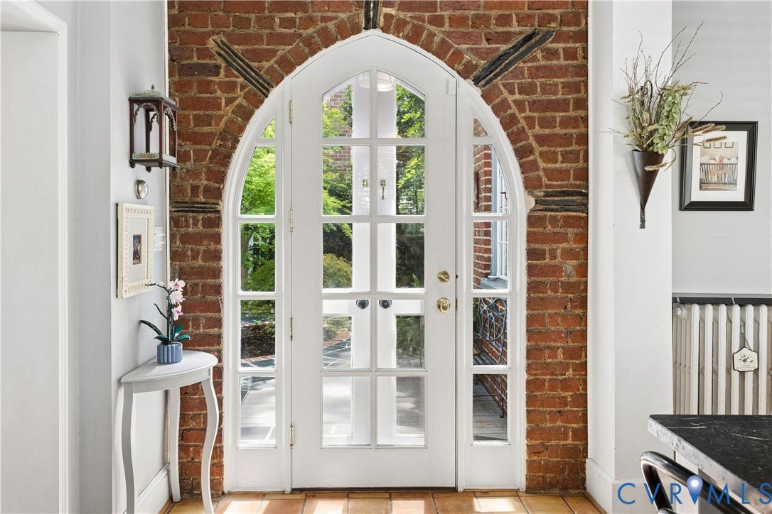 More great detail around the door.
