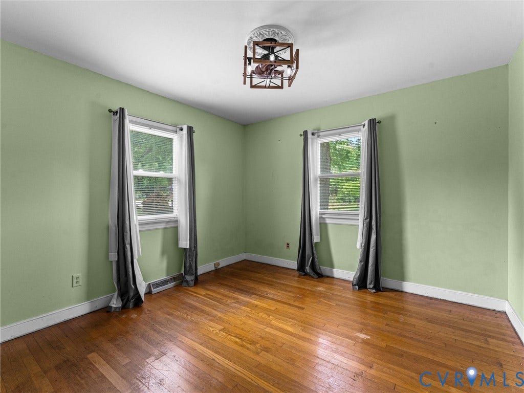 9633 Shamrock Drive, Centralia Gardens/Salem Woods, Chesterfield, VA 23237 Hardwood flooring extending throughout the room