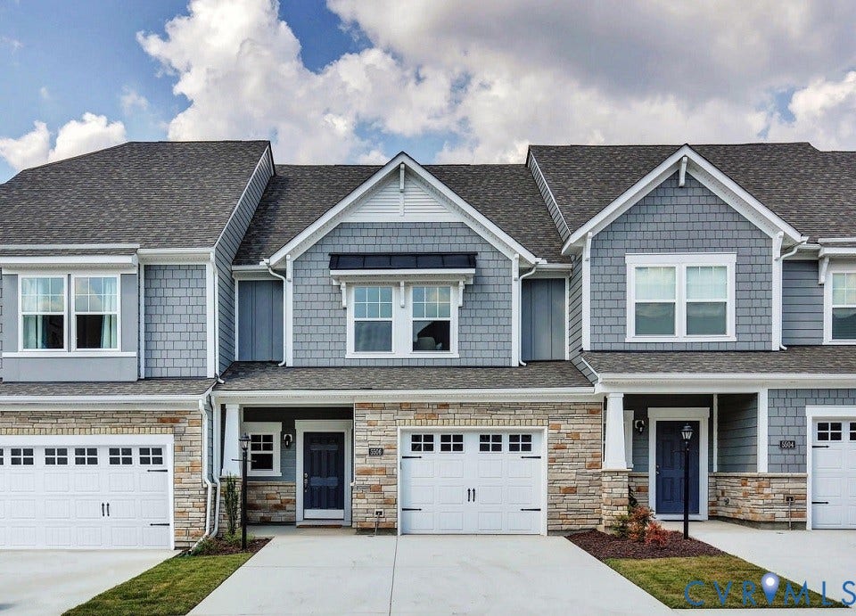 18765 Palisades Cove Trail, Palisades Cove, Moseley, VA 23120 Davenport B - Townhome is under construction, photos are from builder's library and shown as an example only (colors, features and options will vary).