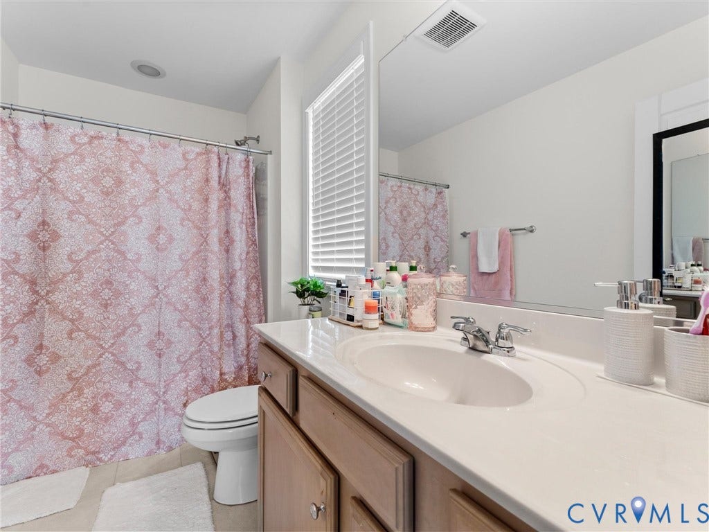 6642 Stonewolf Court, Moseley, VA 23120 Bedroom 3 Ensuite Bathroom