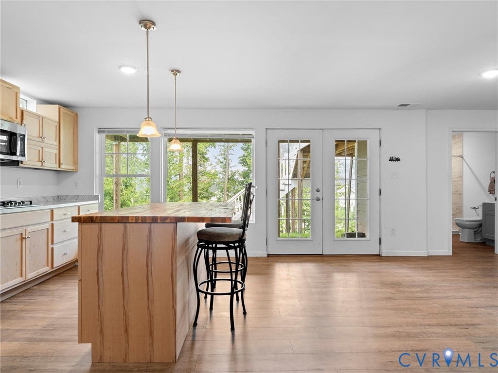 6642 Stonewolf Court, Moseley, VA 23120 Basement Kitchenette and walk-out basement
