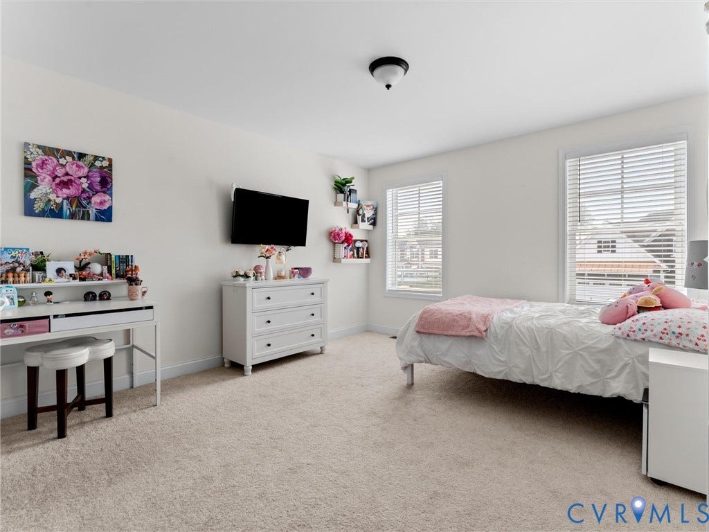 6642 Stonewolf Court, Moseley, VA 23120 Bedroom 3 includes an Ensuite Bathroom and Walk-in Closet