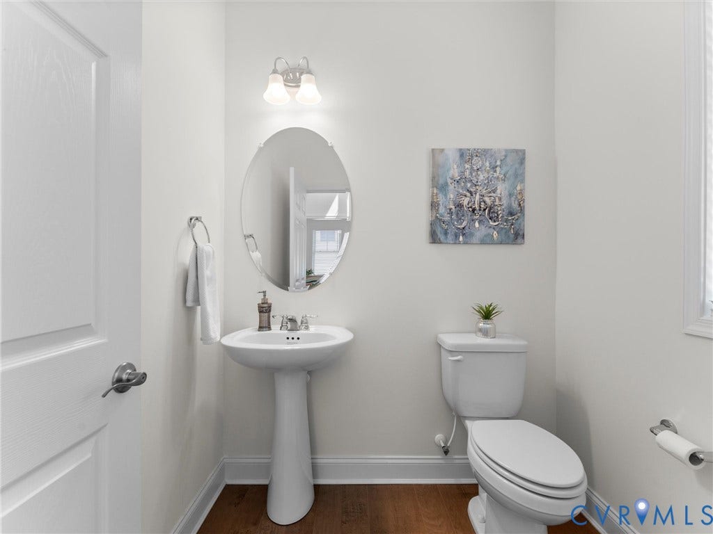 6642 Stonewolf Court, Moseley, VA 23120 Powder room on 1st floor